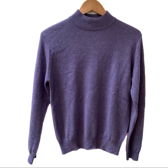 Mock Turtleneck Cashmere Sweater 